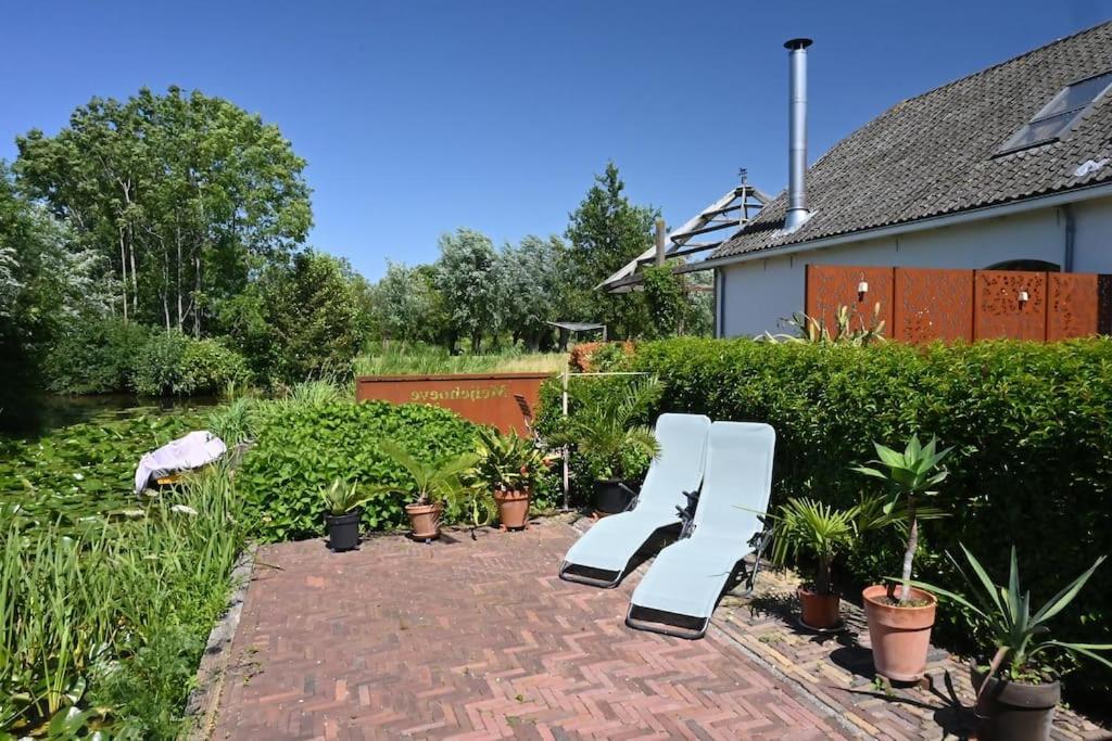 Luxe Woonboerderij In De Natuur. Nieuwkoop Exteriér fotografie
