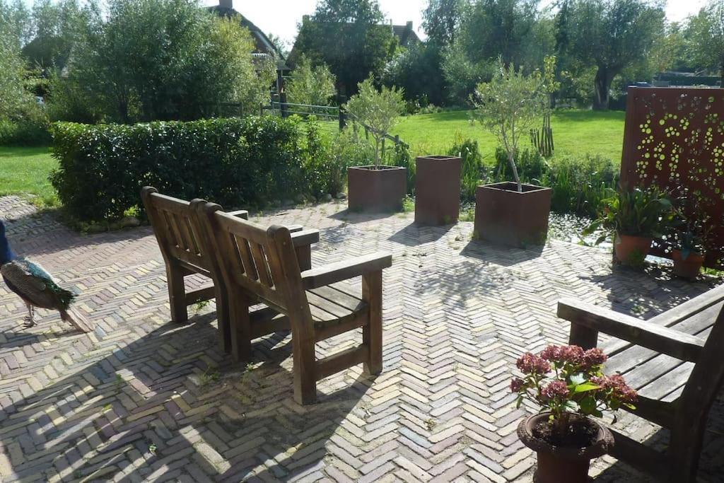 Luxe Woonboerderij In De Natuur. Nieuwkoop Exteriér fotografie